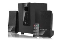 Mikado MD-M100BT 2+1 Siyah Usb+SD+Fm Destekli Multimedia Bluetooth Speaker radyolu - 1